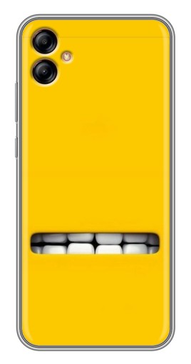Чехол с печатью "Зубы миньона" для Samsung Galaxy A04e (A042)