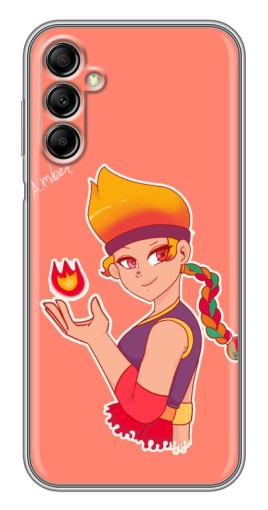Чехол с печатью "Amber с огоньком" для Samsung Galaxy A14 5G