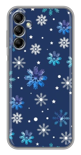 Чехол с принтом "Фон с снежинками" для Samsung Galaxy A14 5G