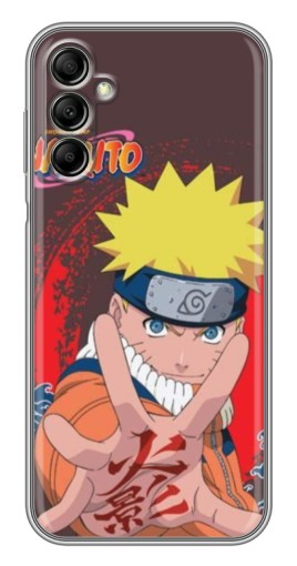 Силиконовый чехол с изображением "Naruto атакует" для Samsung Galaxy A14 5G