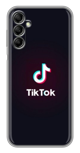 Чехол с картинкой "TikTok темный" для Samsung Galaxy A14 5G