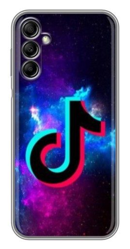 Чехол с картинкой "ТикТок в космосе" для Samsung Galaxy A14 5G