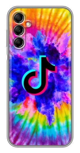 Чехол с картинкой "TikTok в красках" для Samsung Galaxy A14 5G