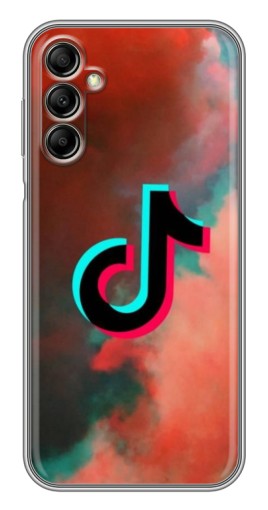 Силиконовый чехол с изображением "ТикТок в тучах" для Samsung Galaxy A14 5G