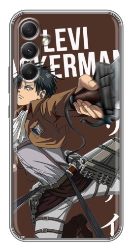 Силиконовый чехол с изображением "Ackermankerman levi" для Samsung Galaxy A34