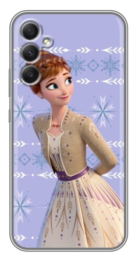Силиконовый чехол с изображением "Анна" для Samsung Galaxy A34