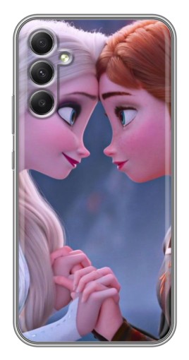 Чехол с печатью "Анна и Ельза" для Samsung Galaxy A34