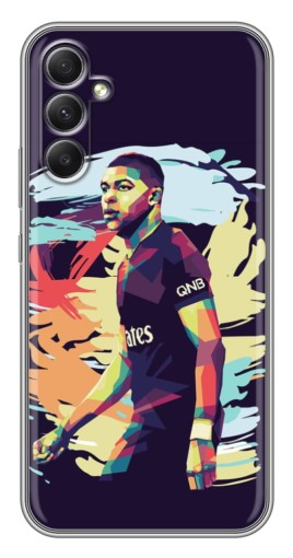 Чехол с картинкой "ART Mbappe" для Samsung Galaxy A34