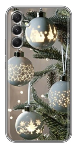 Чехол с печатью "Белые шары " для Samsung Galaxy A34