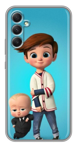 Чехол с картинкой "Boss and Boy" для Samsung Galaxy A34