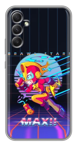 Силиконовый чехол с изображением "Brawl MAX" для Samsung Galaxy A34