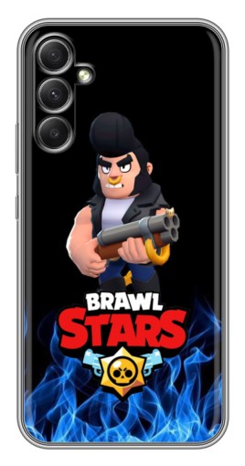Чехол с принтом "Булл в огне" для Samsung Galaxy A34