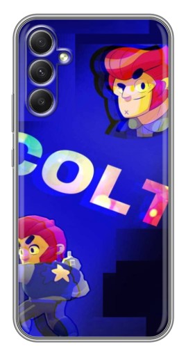 Силиконовый чехол с изображением "Colt шпион" для Samsung Galaxy A34