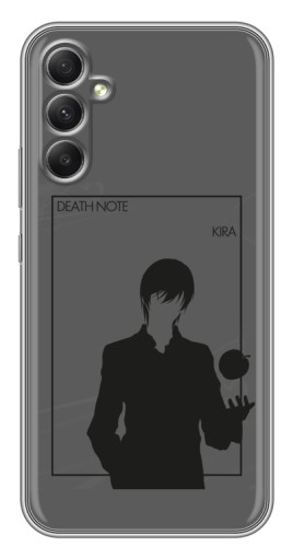 Силиконовый чехол с изображением "Death Note Кира" для Samsung Galaxy A34
