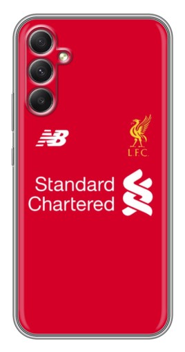 Чехол с печатью "Форма Liverpool" для Samsung Galaxy A34