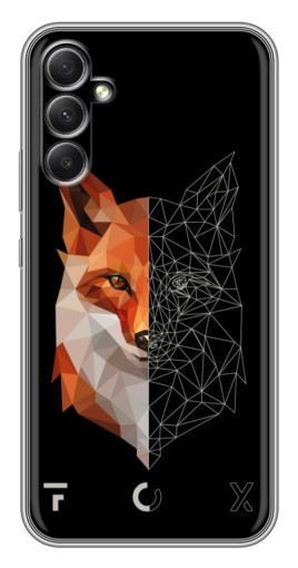 Чехол с печатью "Fox" для Samsung Galaxy A34