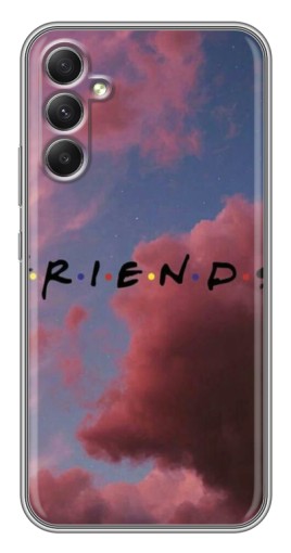 Силиконовый чехол с изображением "Friends" для Samsung Galaxy A34