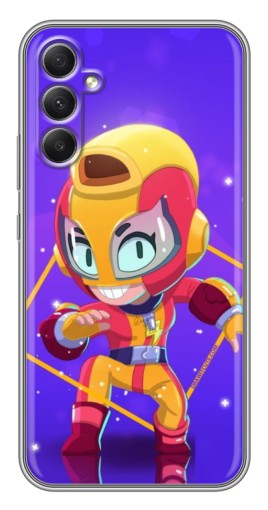 Силиконовый чехол с изображением "Герой MAX" для Samsung Galaxy A34