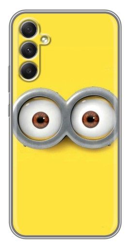 Чехол с печатью "Глаза Боба миньона" для Samsung Galaxy A34