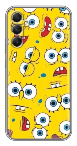Чехол с принтом "Глаза Спанч-Боба" для Samsung Galaxy A34