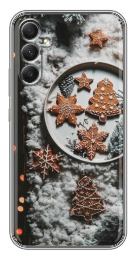 Чехол с принтом "Имбирные пряники" для Samsung Galaxy A34