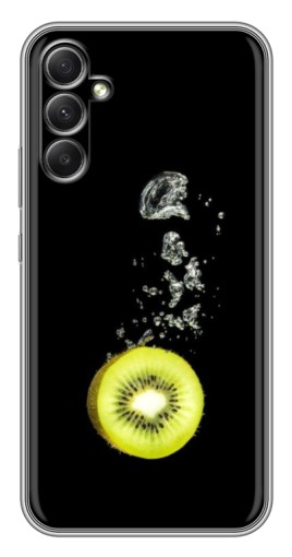 Чехол с картинкой "Киви на черном" для Samsung Galaxy A34