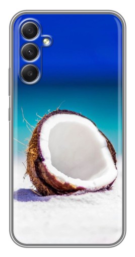 Чехол с принтом "Кокос на пляже" для Samsung Galaxy A34