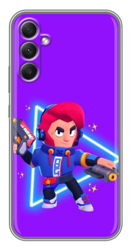 Чехол с печатью "Кольт в наушниках" для Samsung Galaxy A34