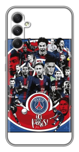 Чехол с печатью "Команда PSG" для Samsung Galaxy A34