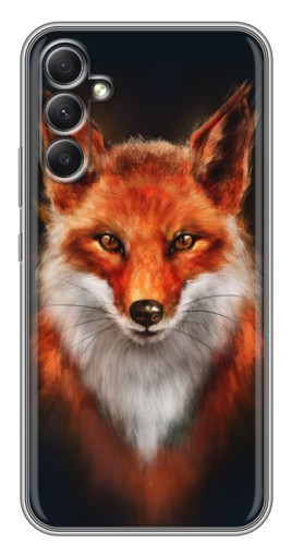 Силиконовый чехол с изображением "Красивая лиса" для Samsung Galaxy A34