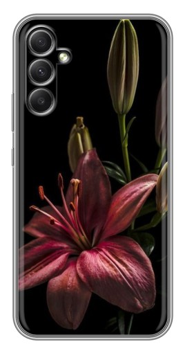Чехол с печатью "Красная лилия " для Samsung Galaxy A34