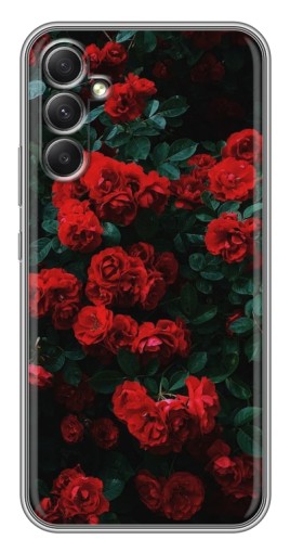 Чехол с печатью "Красные розы" для Samsung Galaxy A34