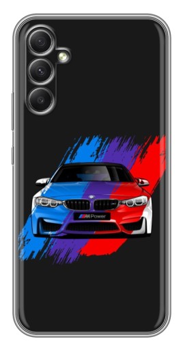 Силиконовый чехол с изображением "Красочный BMW" для Samsung Galaxy A34