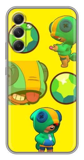 Чехол с принтом "Кристалл и Леон" для Samsung Galaxy A34