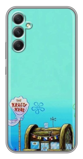 Чехол с картинкой "Krusty Krab" для Samsung Galaxy A34