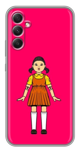 Чехол с картинкой "Кукла" для Samsung Galaxy A34