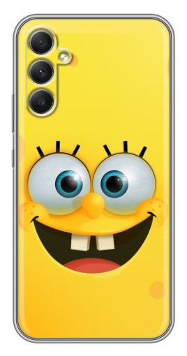 Чехол с принтом "Квадратный Губка Боб" для Samsung Galaxy A34