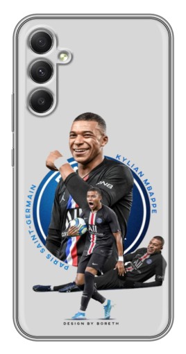 Чехол с печатью "Kylian Mbappe" для Samsung Galaxy A34