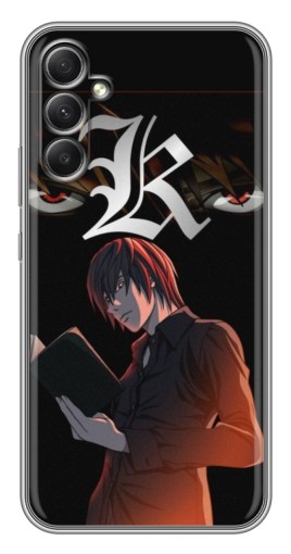 Чехол с печатью "Лайт Ягами Death Note" для Samsung Galaxy A34