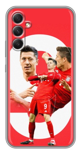 Силиконовый чехол с изображением "Левандовски" для Samsung Galaxy A34