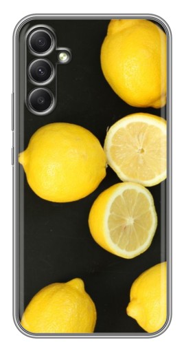 Чехол с принтом "Лимонный стиль" для Samsung Galaxy A34