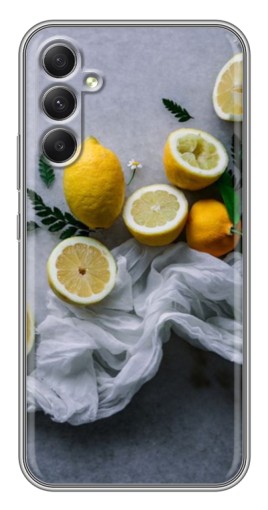 Чехол с картинкой "Лимонное настроение" для Samsung Galaxy A34