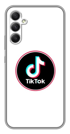 Чехол с принтом "Лого Тик Ток" для Samsung Galaxy A34