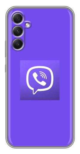 Чехол с печатью "Лого Viber" для Samsung Galaxy A34