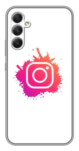 Силиконовый чехол с изображением "Логотип Инсты" для Samsung Galaxy A34