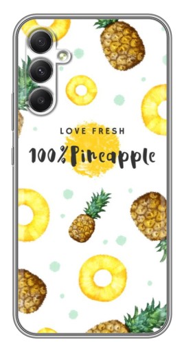 Силиконовый чехол с изображением "Любовь к ананасам" для Samsung Galaxy A34