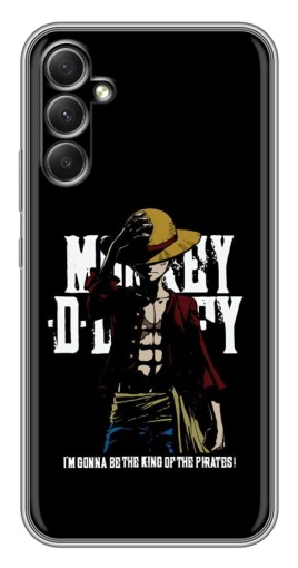 Чехол с картинкой "Манки в шляпе" для Samsung Galaxy A34