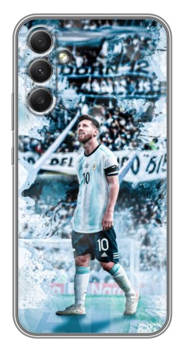 Чехол с печатью "Месси в Аргентине" для Samsung Galaxy A34