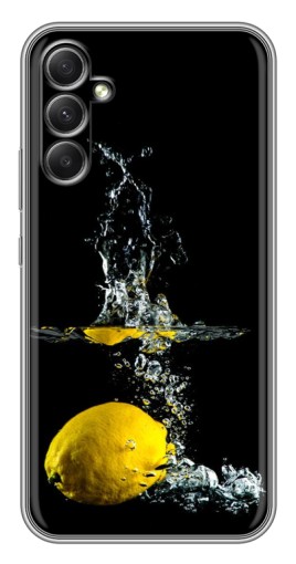 Чехол с картинкой "Мокрый Лимон" для Samsung Galaxy A34