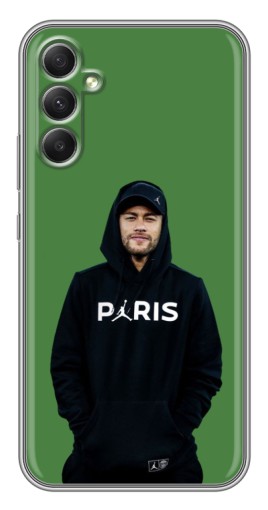 Силиконовый чехол с изображением "Неймар Paris" для Samsung Galaxy A34
